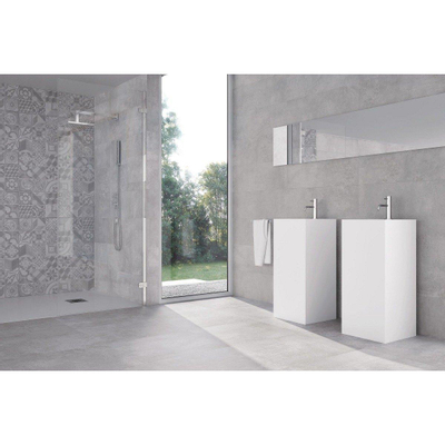 Terravito Urbano carreau mural - 30x30cm - 10.5mm - rectifié - aspect béton - gris mat