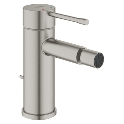 Grohe Essence New Bidetkraan - S-Size - met waste - Supersteel (RVS)