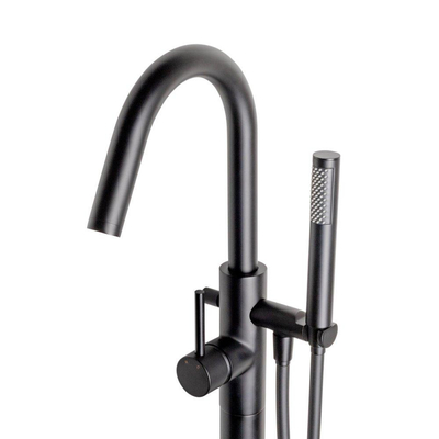 Wiesbaden Caral robinet baignoire sur pied mat noir