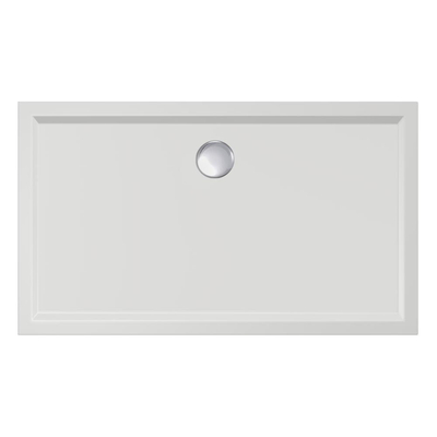 Xenz mariana receveur de douche 120x70x4cm rectangle acrylique blanc