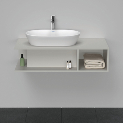 Duravit D-neo Meuble sous vasque 100x55x26cm sans tiroir Gris béton mat