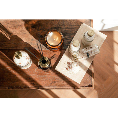 Wellmark Plateau/plateau en travertin 30x13cm Beige