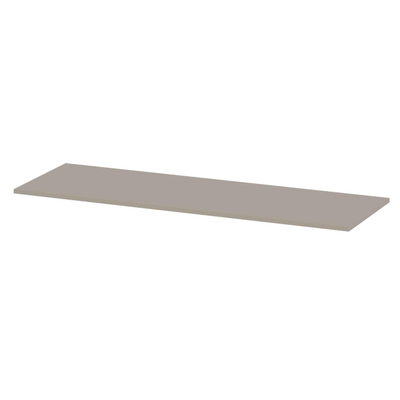 INK Topdeck Wastafelblad - 140x45x2cm - tbv onderkast - MDF lak - Kasjmier grijs mat
