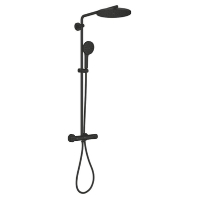 GroheVitalio Joy+douchesysteem met hoofddouche en handdouche280mmMat Zwart