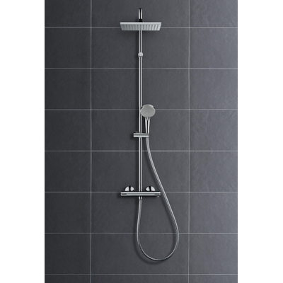 Hansgrohe Vernis Shape Showerpipe - 230 - 1jet - met douche - thermostaat - hoogglans chroom