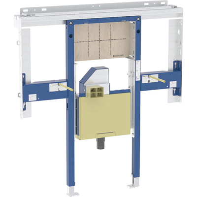 Geberit Duofix element ten behoeve van wastafel + wandkraan one - met sifon - breedte 105cm - blauw