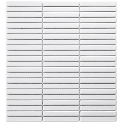La mosaïque Mosaic Factory Sevilla - carreau mosaïque - 28,2x30,8cm - carrelage mural - Rectangulaire - Porcelaine Blanc Brillant