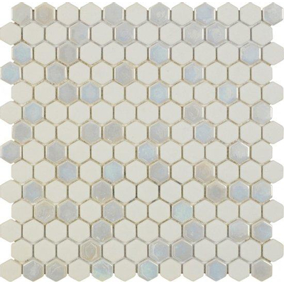 Dune contract mosaics carreau de mosaïque 29,7x30,1cm tango dk 6mm blanc mat/brillant