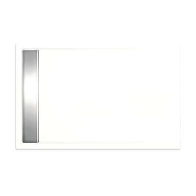 Xenz Easy Tray douchevloer - 140x100x5cm - acryl - zonder gootcover - wit
