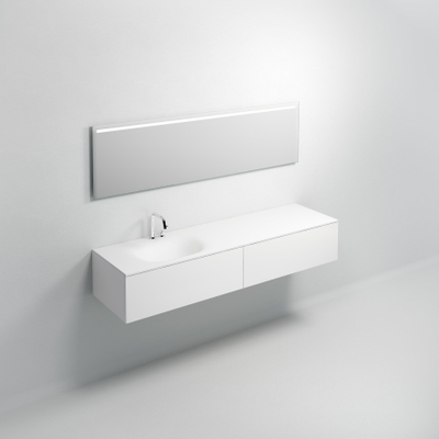 Clou Hammock commode à tiroirs 90x50,3cm tiroir push to open Mdf Blanc mat