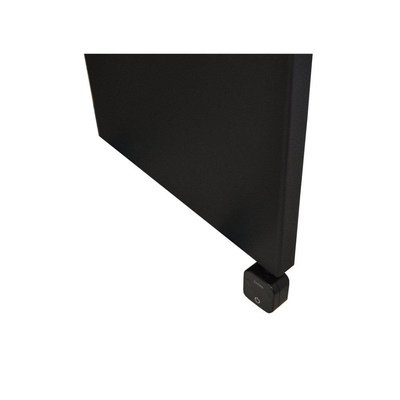 Sanicare HPW Denso Elektrische Radiator - 180x40cm - 948W - wifi - thermostaat - zwart - rechtsonder - mat zwart