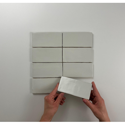 ÉCHANTILLON Cifre Cerámica Carreau mural Atlas Pearl Mate Vintage Mat gris clair