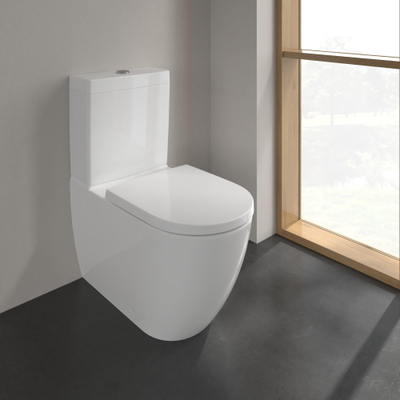 Villeroy & Boch Subway 3.0 WC sur pied – 71 cm – avec TwistFlush – chasse profonde – sans réservoir – Ceramic+ – blanc