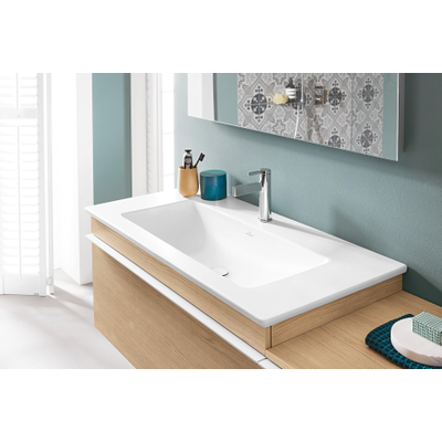 Villeroy & Boch More to see 14 More To See spiegel - met geïntegreerde LED verlichting horizontaal - 3 voudig dimbaar - 100x75x4.7cm - glans zilver