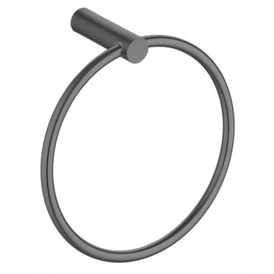 Wiesbaden Ida handdoekring Gunmetal SHOWROOMMODEL