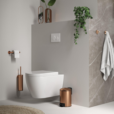 Brauer Copper Edition Ensemble d'accessoires de toilettes - 3 pièces - PVD - cuivre brossé