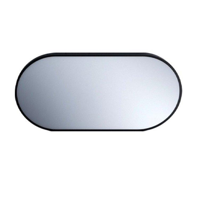GO by Van Marcke Gio spiegel – ovaal – 40x80 cm – zonder verlichting – Zwart mat