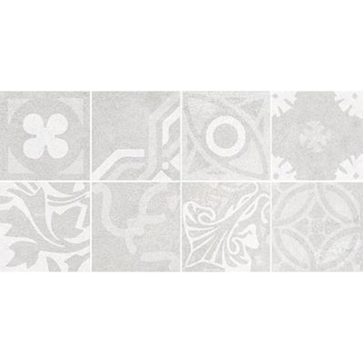 Rako Extra Decor-strip - 19.8x39.8cm - 7.0mm - Light grey