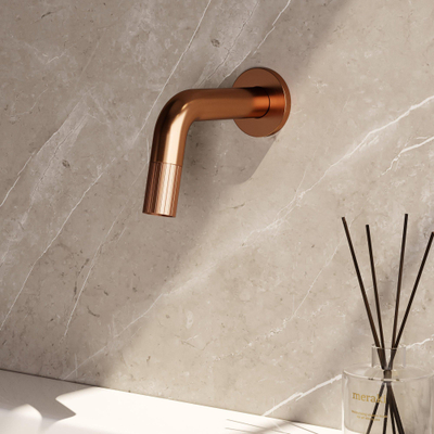BRAUER Stripe Robinet de lavabo encastré - encastré - raccourcissable - cuivre brossé PVD