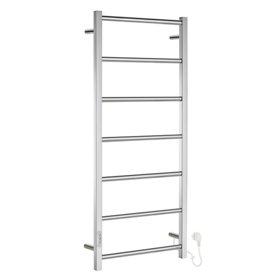 Smedbo Dry Handdoekradiator - 50x121.2x11.2cm - ophangen - RVS Gepolijst Edelstaal SHOWROOMMODEL