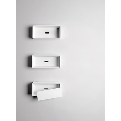 Clou New Flush lave-mains 38x18cm sans plage de robinetterie céramique blanc brillant