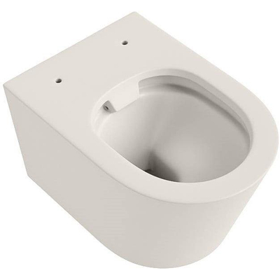 Mondiaz LAVIE hangtoilet – spoelrandloos – 36,5 x 53 cm – Linen (offwhite)
