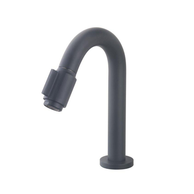 Wiesbaden Julia ensemble fontaine solid surface avec niche 54x20x20cm mat blanc incl. robinet fontaine Victoria luxe mat noir