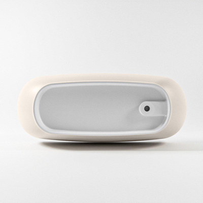 MONDIAZ ROCK Baignoire îlot - 170x70cm - Lin