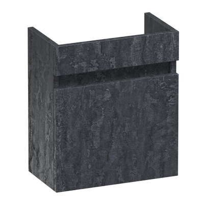 BRAUER Joy meuble de lavabo pour lave-mains - 40x45x22cm - 1 porte - sans poignée - ouverture à droite - Damascus