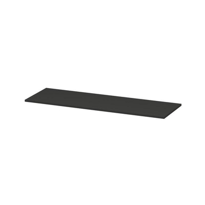 INK Topdeck Wastafelblad - 140x45x2cm - tbv onderkast - MDF lak - Mat Antrachiet