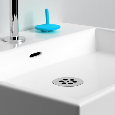 Clou Wash Me clapet d''eau silicone Bleu