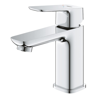 Grohe Cubeo 1-gats Wastafelkraan - S-Size - gladde body - met push-open - chroom