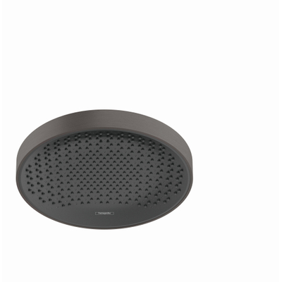 Hansgrohe Rainfinity douche de tête - 36cm - rond - 1 jet - brushed black chrome (noir)