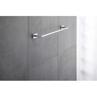Duravit Karree Handdoekhouder - 70x668x35mm - hoogglans chroom