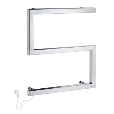 Smedbo Dry Handdoekradiator 50x52.5x11.2cm ophangen RVS Gepolijst Edelstaal SHOWROOMMODEL