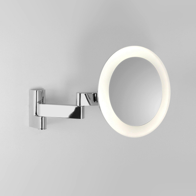 Astro Niimi Round make-upspiegel – 5x vergrotend – LED-verlichting – Chroom