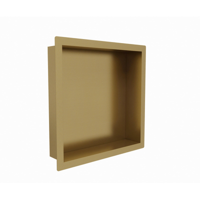 Sawiday Uni inbouwnis 30x30x10cm Geborsteld Messing PVD (Goud) OUTLETSTORE