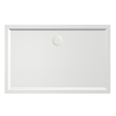 Xenz mariana receveur de douche 120x80x4cm rectangle acrylique blanc