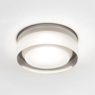 Astro Vancouver Round 90 LED Plafonnier 6.6cm IP44 éclairage intégré verre