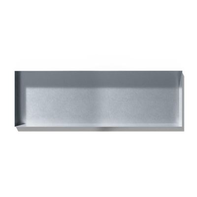 Looox Colour BoX inbouwnis - 90x30x10cm - RVS geborsteld