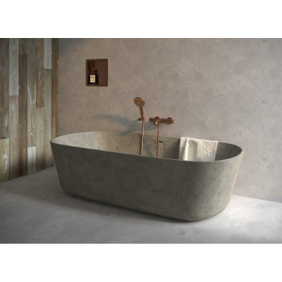 Brauer Copper Edition Robinet de baignoire - poignée lisse - PVD - cuivre brossé