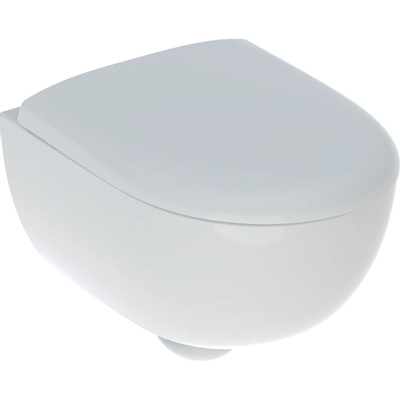 Geberit Renova compact Toiletset - UP720 ruimtewinnend reservoir - 8cm diepspoel - rimfree - softclose - witte bedieningsplaat - duofresh toiletstickhouder