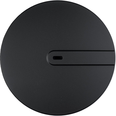 Wirquin Slim+ Couvercle - ABS - pour bonde de douche - noir mat