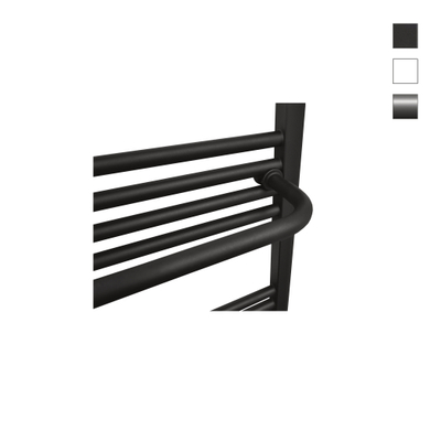 Sanicare Barre à serviettes - 50cm - radiateur design - noir mat