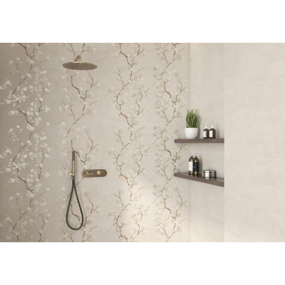 Ceralto Lumaro Vein bande décorative - 31,6x100cm - 9,4mm - rectifié - décor B - nude mat