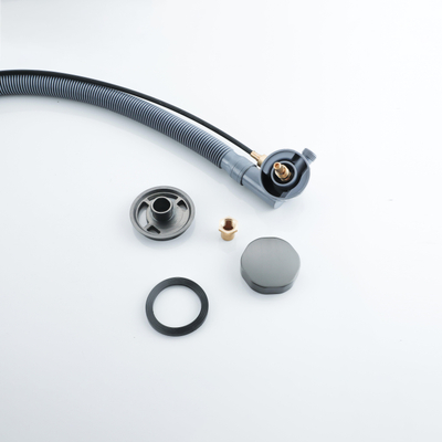 FugaFlow Eccelente Acces Badafvoercombinatie - draaibediening - verlengd - gunmetal