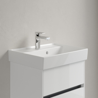 Villeroy & Boch COLLARO Lave-main WC 50x15x8.5cm avec trop-plein 1 trou de robinet Blanc Alpin