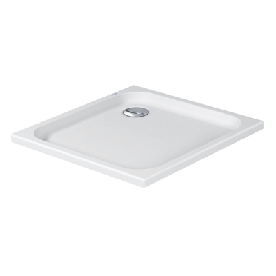 Duravit D-code Kunststof douchebak acryl vierkant - zonder paneel - 80x80cm - met afvoergat - diameter 90mm - wit