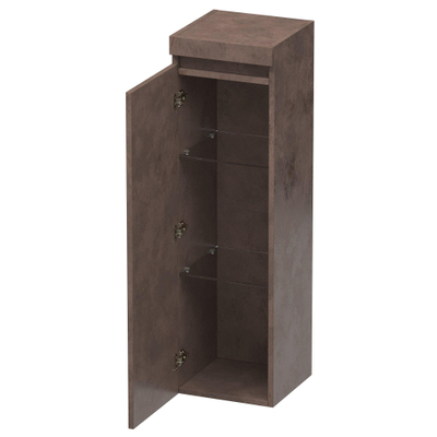 BRAUER Joy armoire de salle de bain 120x35x35cm avec 1 porte sans poignée à gauche mfc rusty