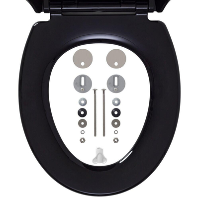 Tiger Tulsa Abattant de toilette avec siège enfant Thermoplast Noir